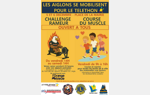 Vendredi 5 Décembre, Téléthon : LA &quot;COURSE DU MUSCLE&quot; organisée par le LIONS CLUB de L'Aigle