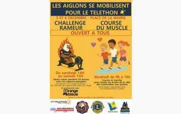 Vendredi 5 Décembre, Téléthon : LA &quot;COURSE DU MUSCLE&quot; organisée par le LIONS CLUB de L'Aigle